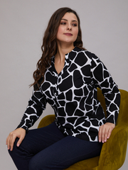 Блузка БЛ-22/черныекамешки