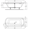 Ванна овальная 180х80 см Ideal Standard Hotline New K275601