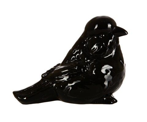 Элитная статуэтка Птичка Classico черная правая от Sporvil