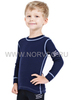 Терморубашка из шерсти мериноса Norveg Soft Dark Blue детская