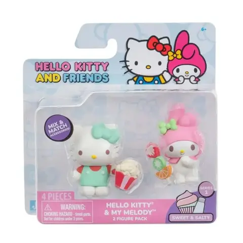 Фигурки JAZWARES Hello Kitty and Friends Series 1. Hello Kitty and My Melody