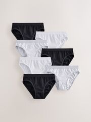 Трусы для девочки Next AB5-758, 7 шт., Белый, Черный