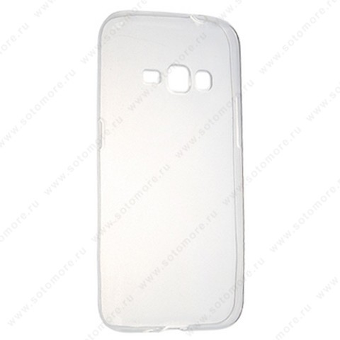 Накладка силиконовая ультра-тонкая для Samsung Galaxy J1 J110 2016 прозрачная