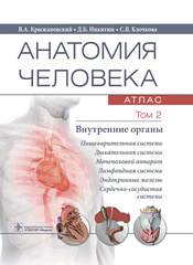 Анатомия человека. Атлас в 3-х томах. Том 2. Внутренние органы. Пищеварительная система, дыхательная система, мочеполовой аппарат, лимфоидная система, эндокринные железы, сердечно-сосудистая система