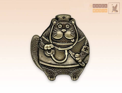 значок Кот Доктор