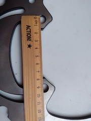 Диск тормозной задний на Kawasaki Z750 / Z800 / Z1000 / VERSYS / Z1000SX / ZZR, серебристый