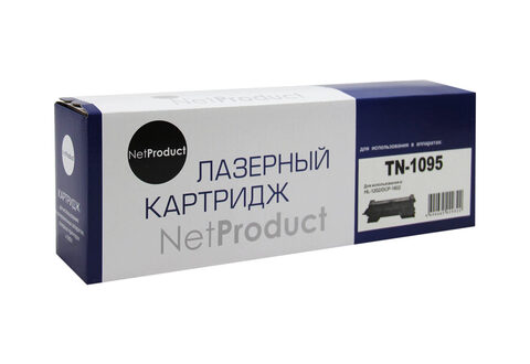 Тонер-картридж NetProduct (N-TN-1095) для Brother HL-1202/DCP1602, 1,5K