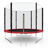 Батут с сеткой DFC PELPO 10ft с лестницей, RED фото №1