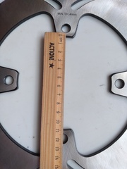 Диск тормозной задний на Kawasaki Z750 / Z800 / Z1000 / VERSYS / Z1000SX / ZZR, серебристый