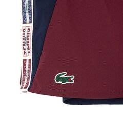 Женские теннисные шорты Lacoste Recycled Fabric Lined Shorts - bordeux