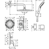 Hansgrohe Crometta E 27957000 Душевая система (хром)