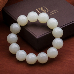 Браслет "Классика". Буромский нефрит. 16мм