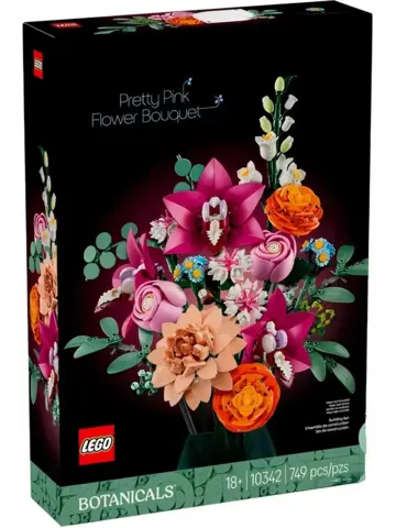 Конструктор Icons 10342 Букет из розовых цветов