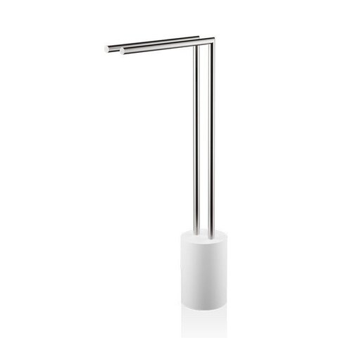 Decor Walther 0971755 Decor Walther Stone HT2 Полотенцедержатель 41xh81см, цвет: белый / матовая сталь