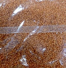 Бисер некалиброванный, 450 гр, размер 12/0, пр-во Китай