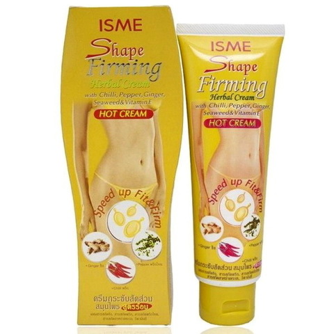 Горячий антицеллюлитный крем ISME Shape Firming Herbal Hot Cream с красным перцем, 120 мл