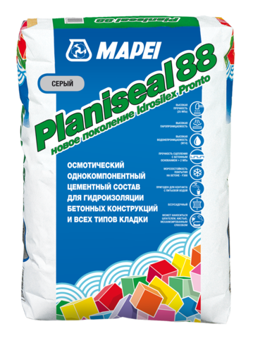 Mapei Planiseal 88/Мапей Планисил 88 осмотический раствор для гидроизоляции