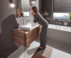 Смеситель для раковины 210, с донным клапаном, хром Hansgrohe Vivenis 75030000