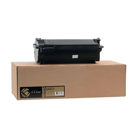 Тонер картридж БУЛАТ s-Line 52D5X00 для Lexmark MS812 (Чёрный, 45000 стр.), до версии LW73 включительно