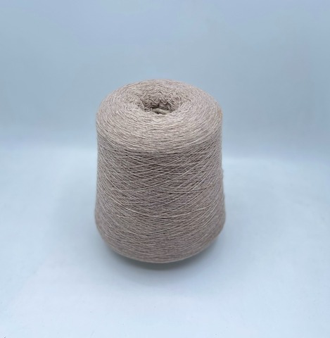 Бобинная пряжа (пр.Италия), 1500м/100гр, 80%шерсть, 20%полиамид, цвет- Серо-бежевый, арт.31667