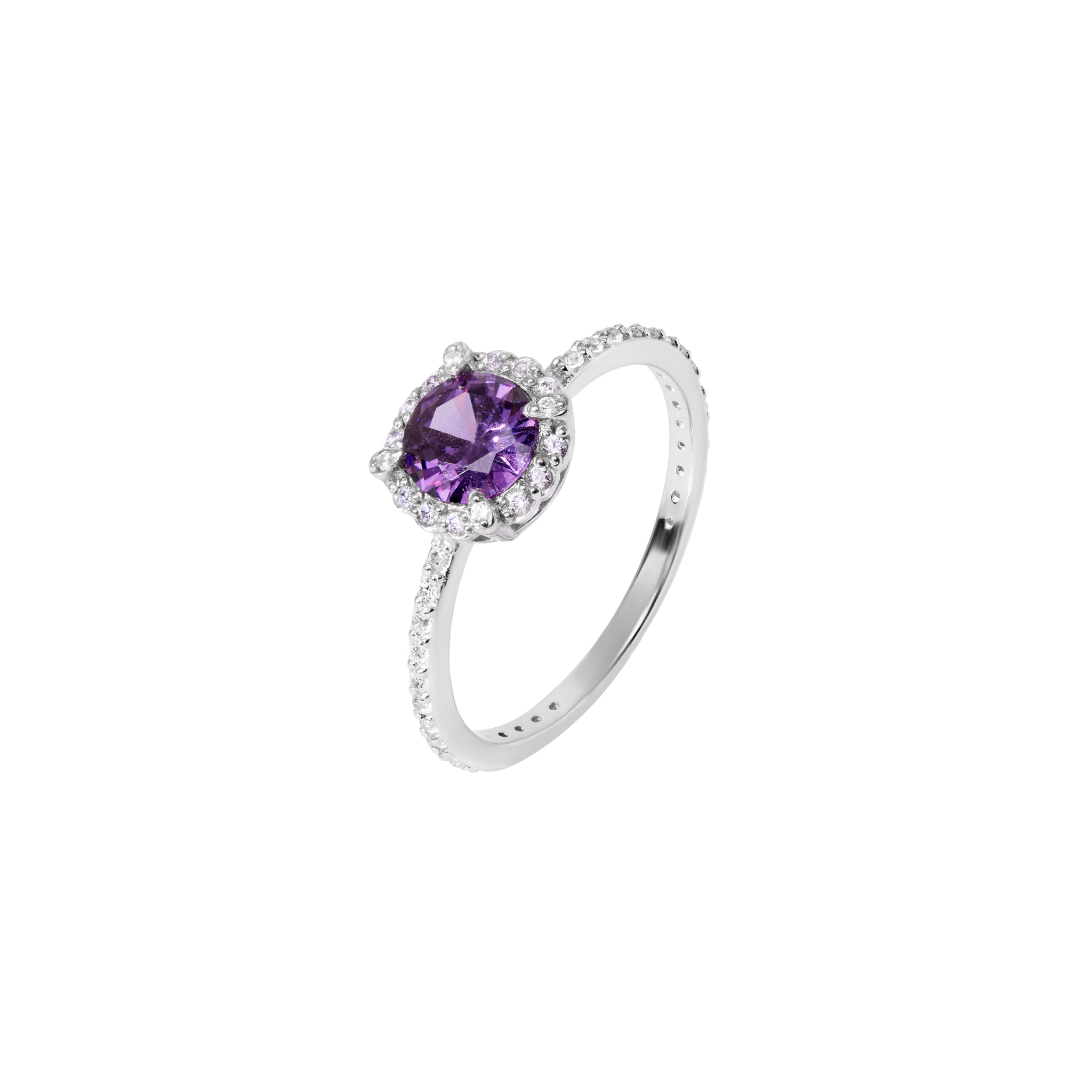 

Кольцо Hefty Ring Silver - Crystal