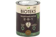 Антисептик Текс Bioteks лессирующий (2 в 1) орех (0,8л)