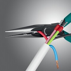 KRAFTOOL Kraft Mini, 140 мм, прецизионные тонкогубцы (220017-3-14)