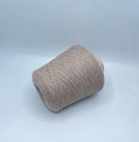 Бобинная пряжа (пр.Италия), 1500м/100гр, 80%шерсть, 20%полиамид, цвет- Серо-бежевый, арт.31667