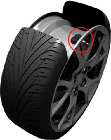 Внутренний датчик давления в шинах для систем TPMS SteelMate TP-62 и Pasrkmaster TPMS 4-22