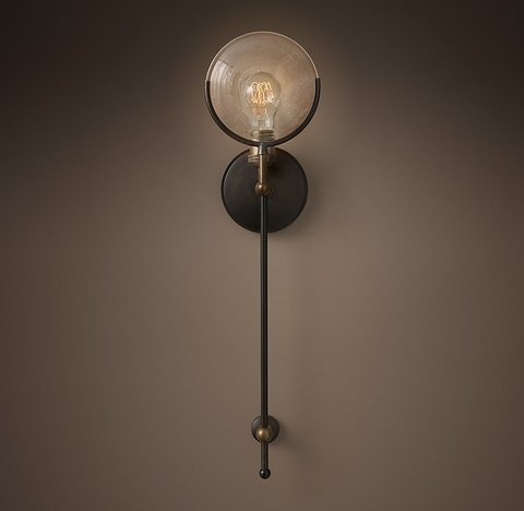 бра Gaslight Lens Sconce L