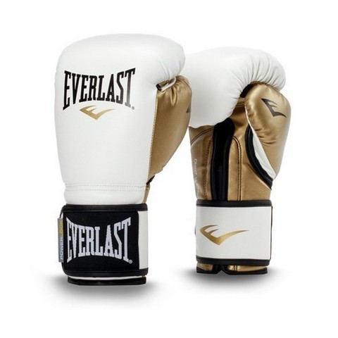 Перчатки POWERLOCK PU. Everlast бело-золотые