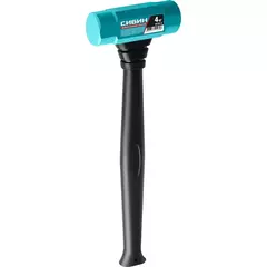 СИБИН 4 кг, 480 мм, цельностальная кувалда с удлинённой обрезиненной рукояткой (20132-4)