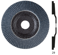 Лепестковый шлифовальный диск Silverstar 125x13x22,23 Sonnenflex ZK8096262