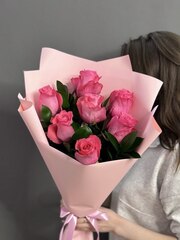 Букет из 7 розовых роз
