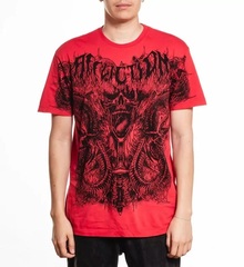 Футболка Affliction CAUSTIC ABYSS RED