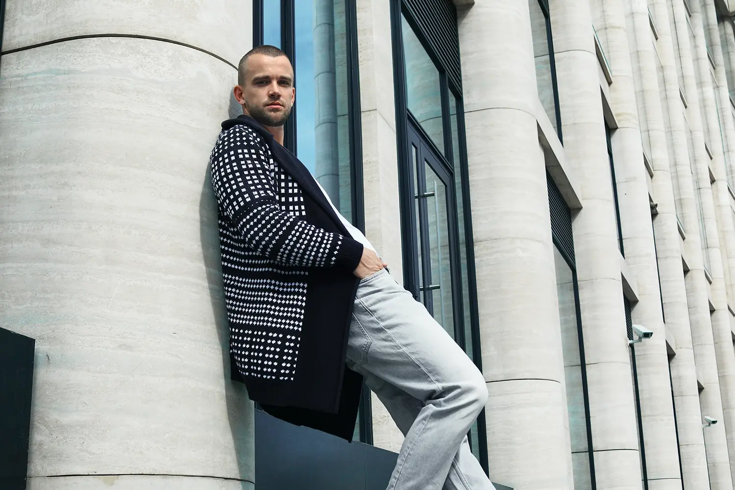 Кардиган с капюшоном