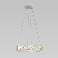 Подвесной светильник с хрусталем 101004 LED никель хрусталь Strotskis