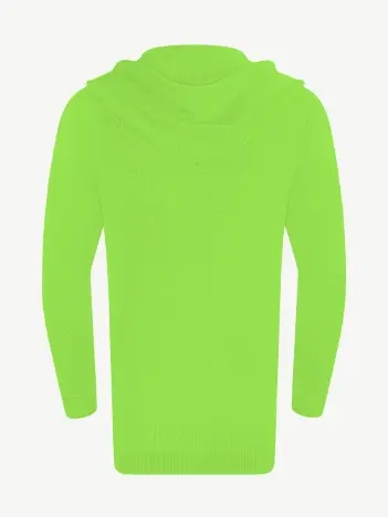 Кардиган с капюшоном из шелка