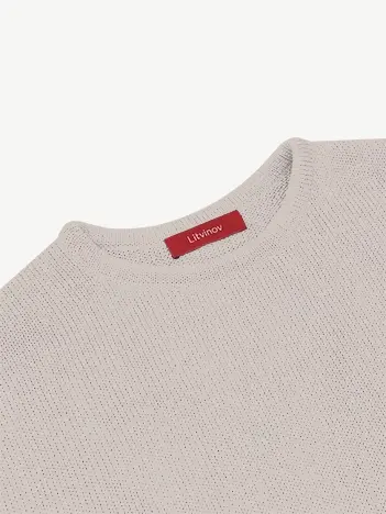 Джемпер оверсайз из шелка