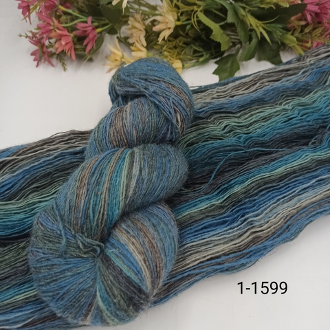 Дундага 6/1 шерсть секционного окрашивания 01-1599 420м/100гр