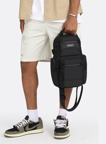 Картинка рюкзак однолямочный Ozuko 9805 Blue - 12