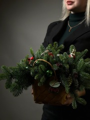 Хвоя в корзине «Волшебство в корзине»