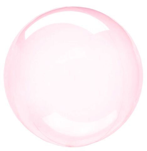 К Deco Bubble (Бабл), 22''/40 см, Кристалл, Красный, 1 шт.