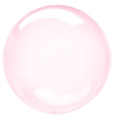 К Deco Bubble (Бабл), 22''/40 см, Кристалл, Красный, 1 шт.