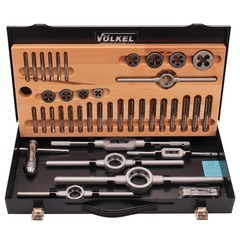 Набор метчиков и плашек M5 -M12 HSS-G 40пр Volkel 48004