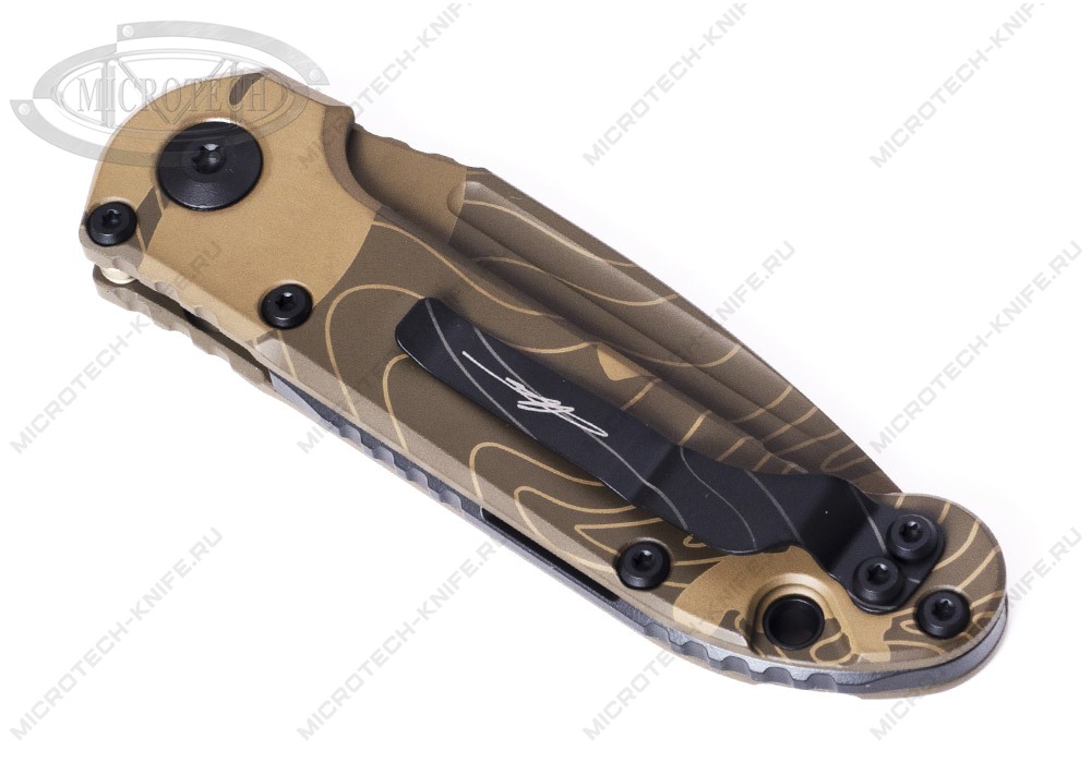 Нож Microtech LUDT 1135S-1TPBNCS-Z4 Topographic Badlands