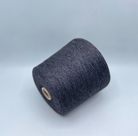 Loro Piana, Academy 2/27 1350м, 50%Кашемир, 50%Шелк, Антрацитово-графитовое мулине(672), 37197