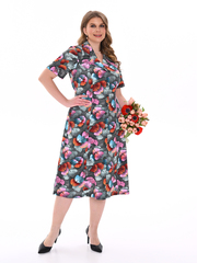 4536 Халат на пуговицах