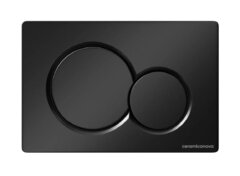Ceramica Nova CN12-003MB Кнопка смыва Balance, клавиши Sphere, цвет черный матовый фото