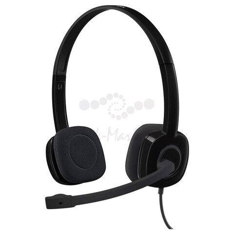 Гарнитура Logitech Headset H151 Stereo black (1 x 3.5мм, кабель 1.8м) (981-000587)